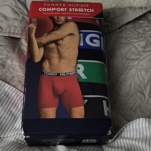 Tommy Hilfiger Comfort Stretch Boxer Briefs - Red, Green, Black, Blue